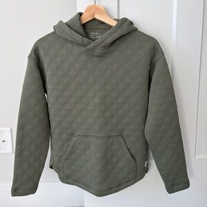 Eddie Bauer Green Quilted Active Hoodie